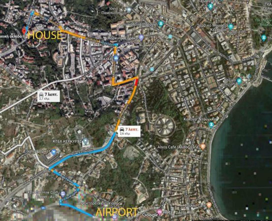 B&B In Corfu Town Eksteriør billede